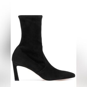 Stuart Weitzman Black Rapture 75mm Suede Sock Boots size 7.5